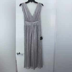 Silver Jumpsuit for a nice evening to any event